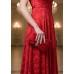 Evening Bag - Quilted Roses - Red - BG-7202S-RD